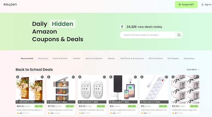Koupon.ai website