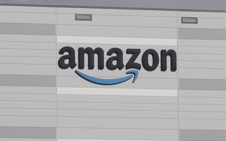Vandalia - Circa October 2022: Amazon and Amazon.com fulfillment center. Amazon is the Largest internet retailer in the US and celebrates Prime Day.